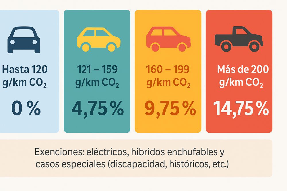Cómo calcular el impuesto de matriculación